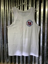 Load image into Gallery viewer, Lucky Devil &quot;The Harder I Work&quot;  Tank Top In Red,  White and Blue
